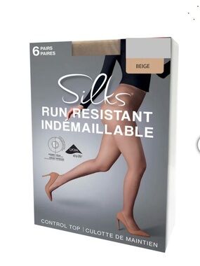 Silks - Women's 6-Pack Run Resistant Pantyhose